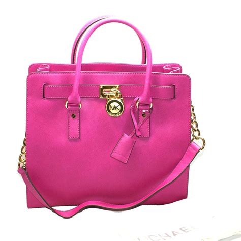 michael kors hamilton fuschia large